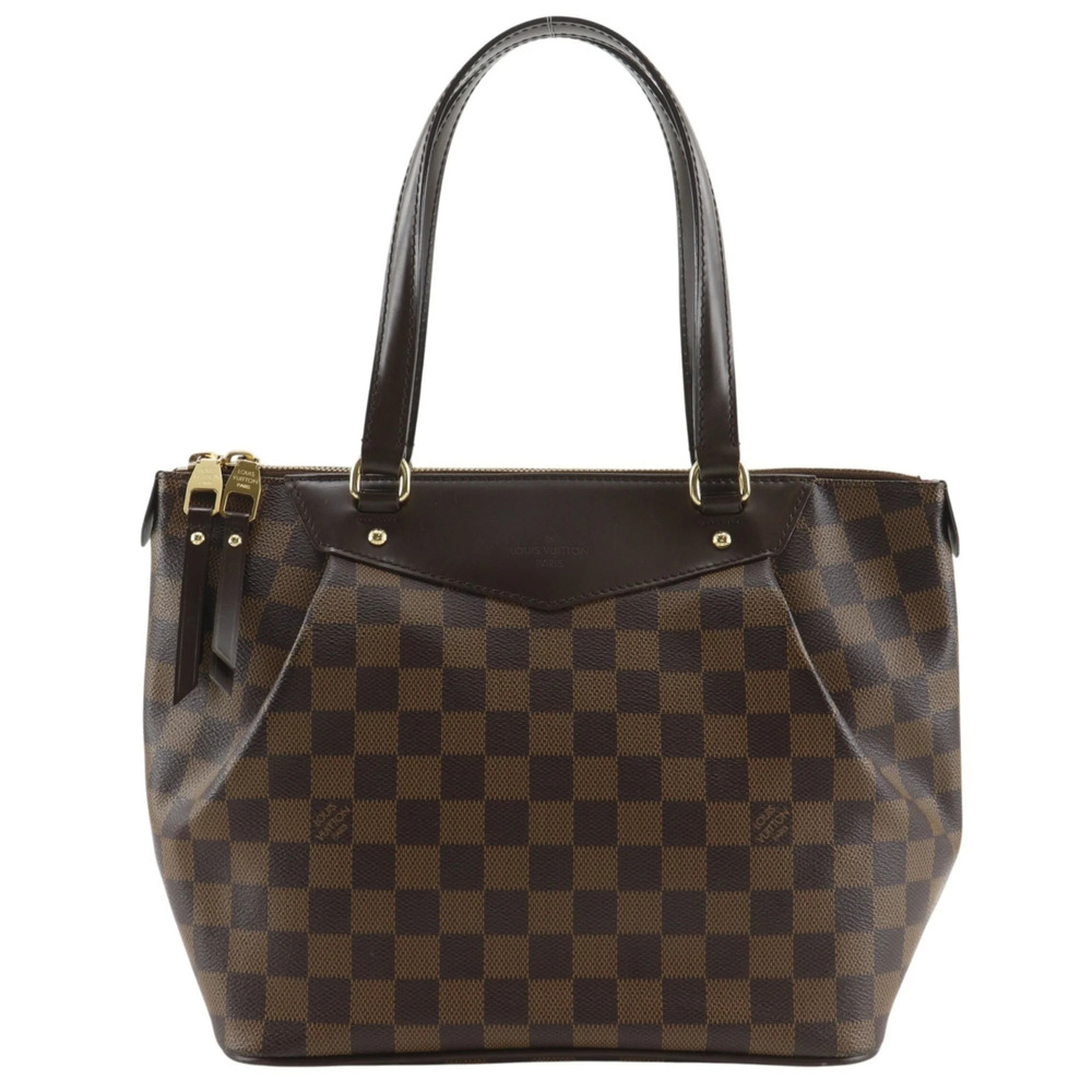 LOUIS VUITTON Authentic Brown Damier Canvas Tote Bag